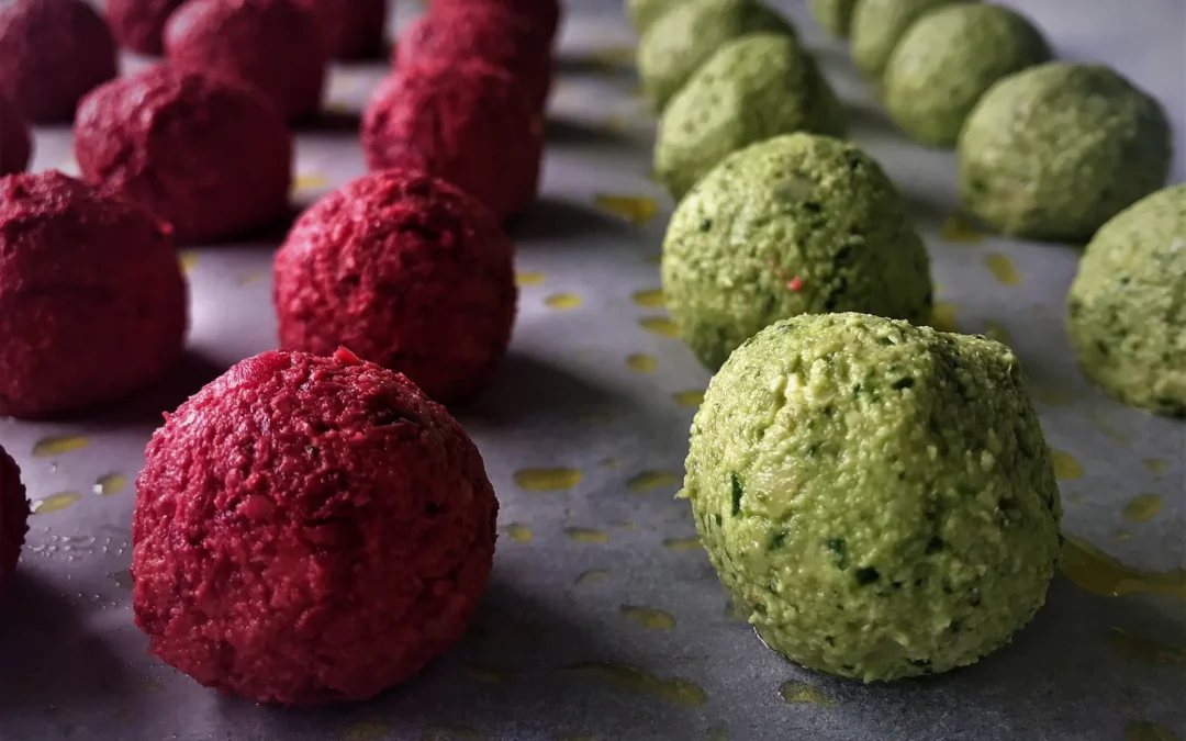 Barevný falafel